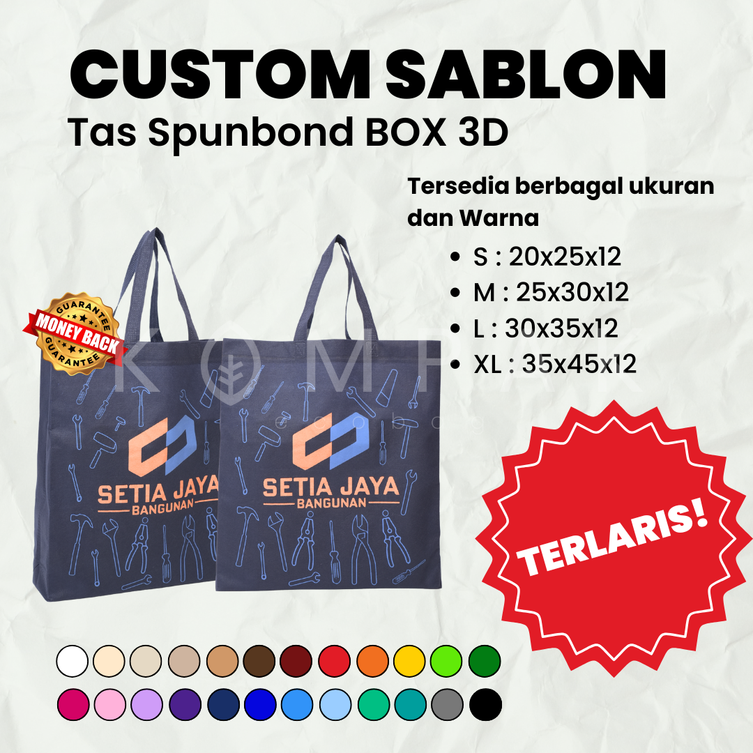 Tas BOX 3D SABLON